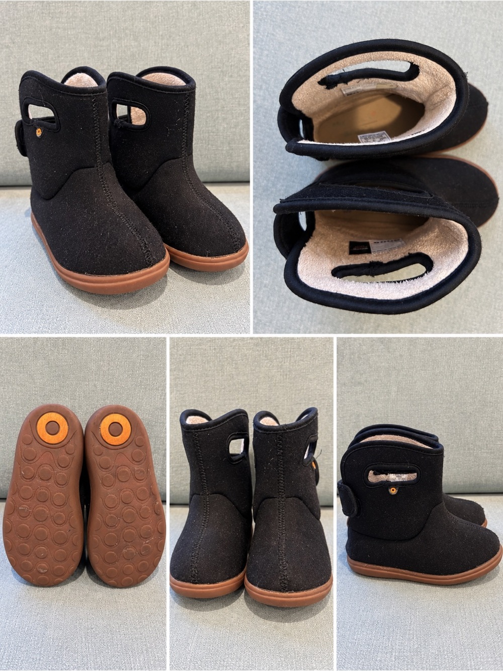 Bogs Baby Bogs II Insulated Waterproof Boots – Black Size 9